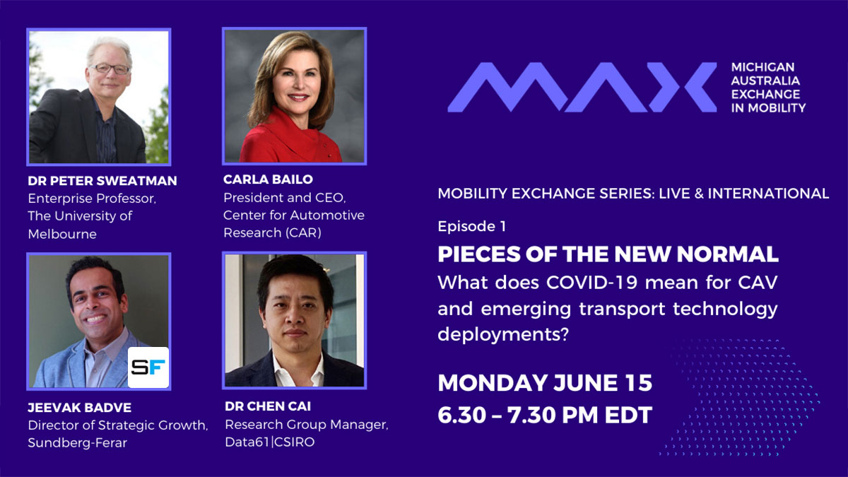 Sundberg-Ferar to Speak in Michigan Australia Exchange in Mobility Webinar