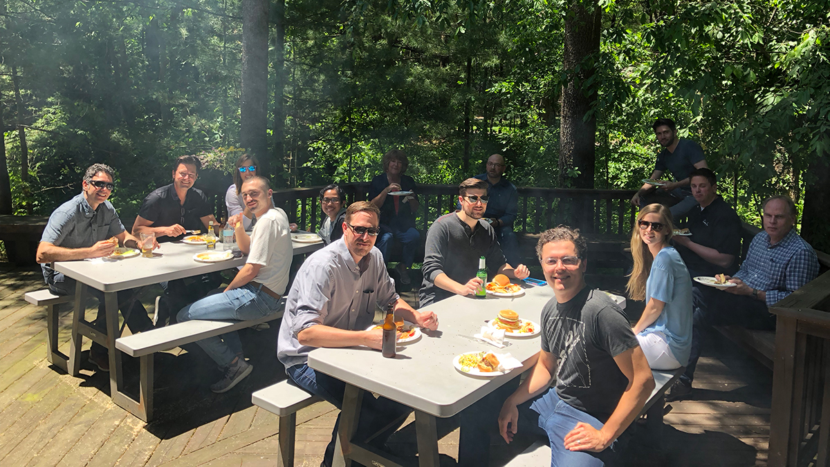 The SF Team Soaks Up Sun with a Spring BBQ