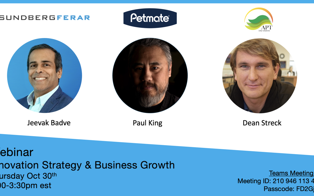 You’re invited to a webinar on ‘Innovation Strategy & Business Growth’