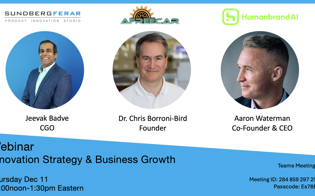 You’re invited to a webinar on ‘Innovation Strategy & Business Growth’