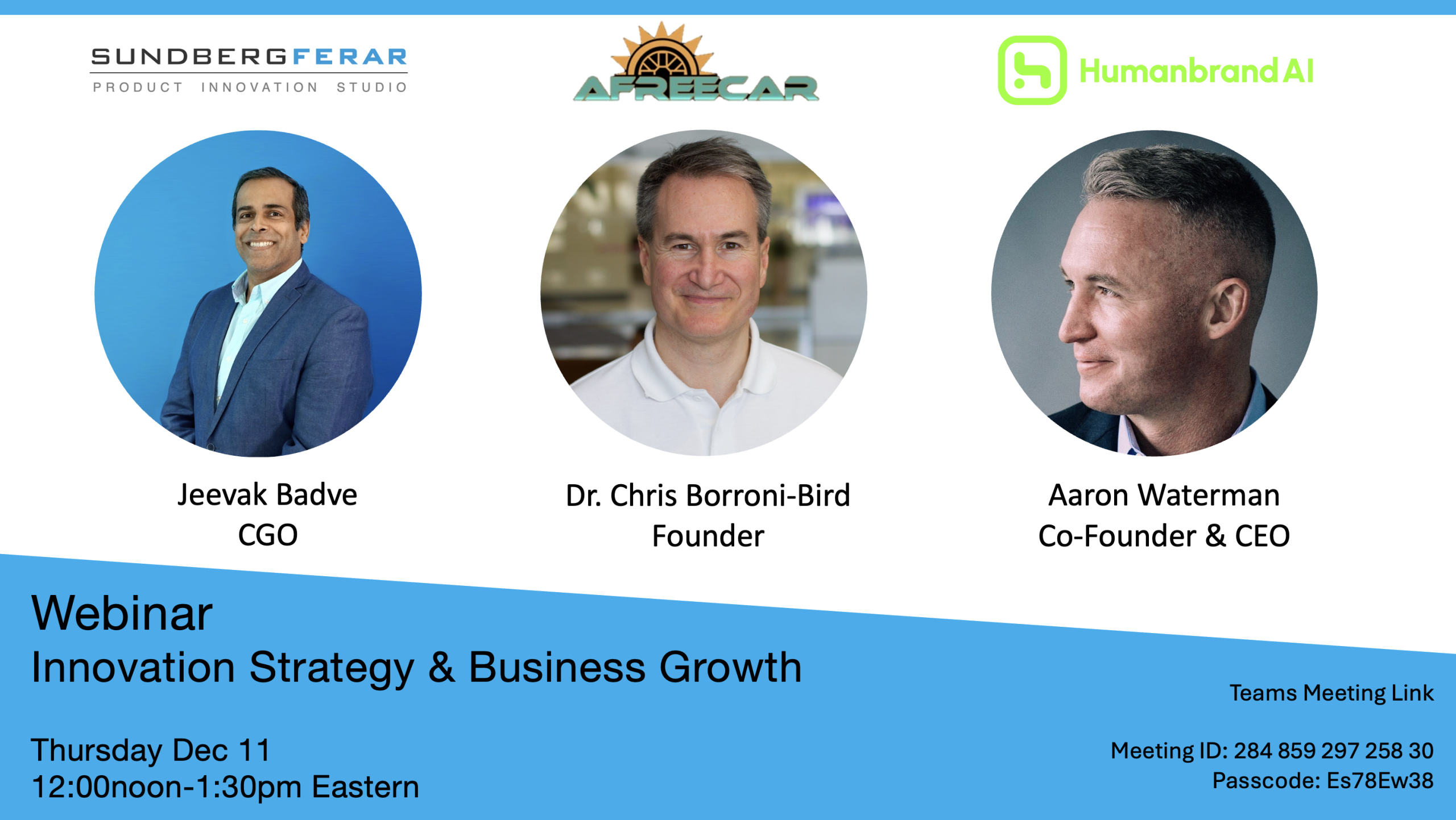 You’re invited to a webinar on ‘Innovation Strategy & Business Growth’