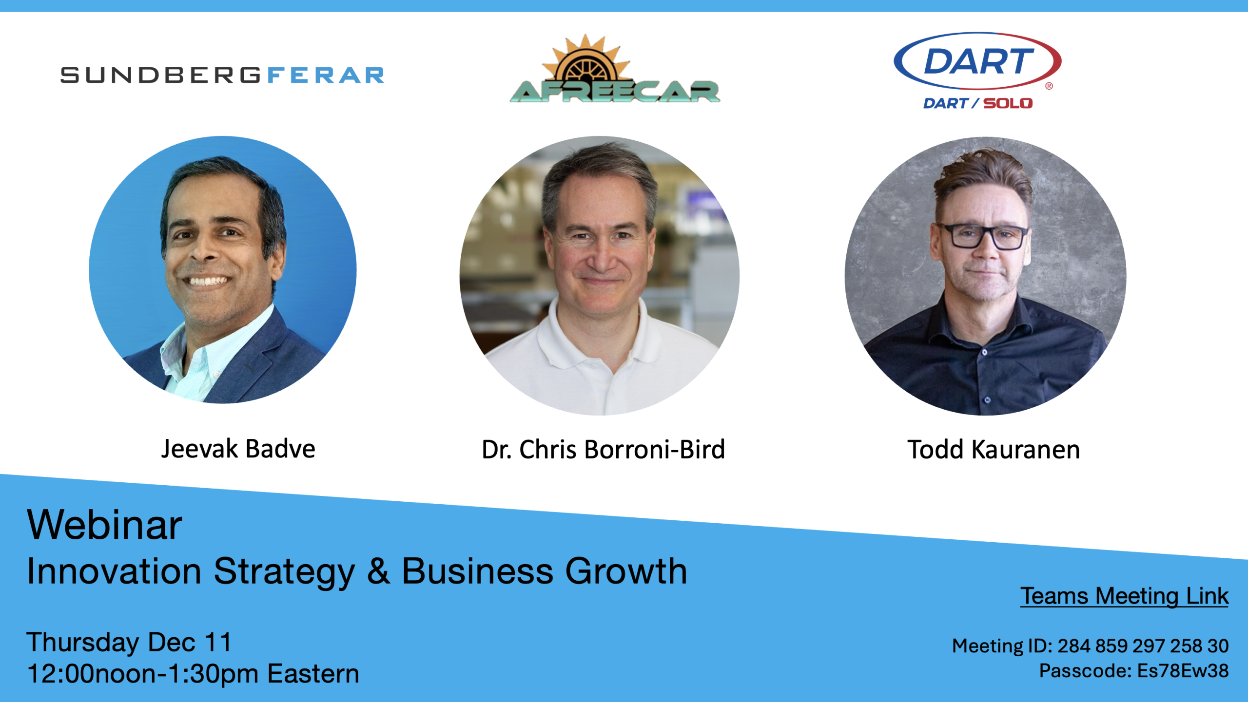 You’re invited to a webinar on ‘Innovation Strategy & Business Growth’