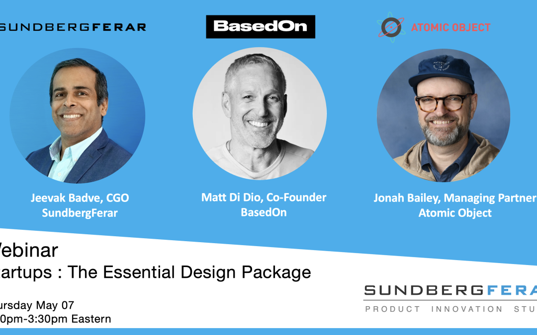 You’re invited to a webinar on “Start-ups: The Essential Design Package”