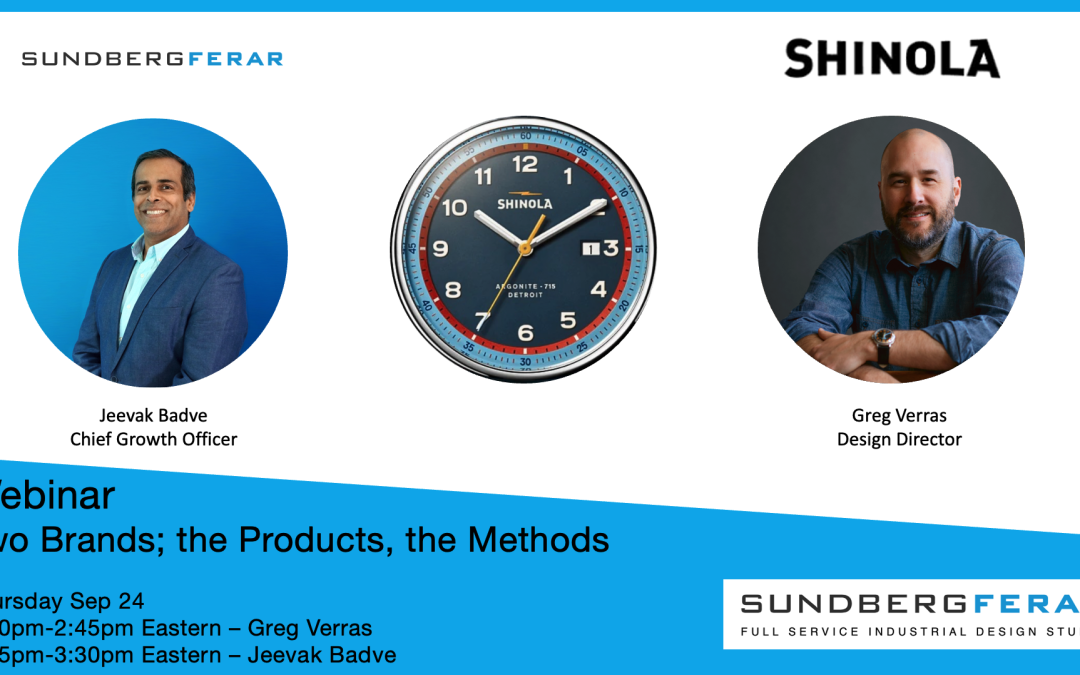You’re invited to a webinar on “Beyond Telling Time: How Design, Craft, and Story Create Products People Want to Own”